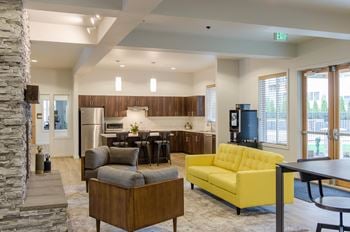 Clubhouse with fireplace & wi-fi